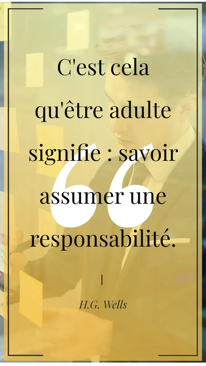 Citation sur l'âge adulte