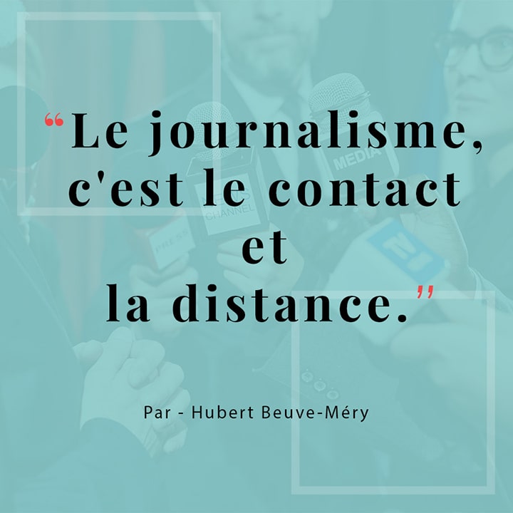 Citation sur la journalisme