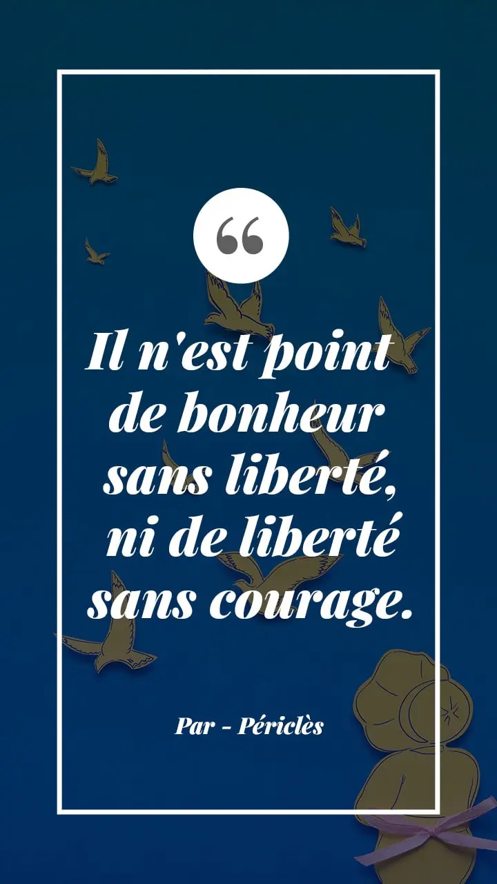 Citation sur la liberté