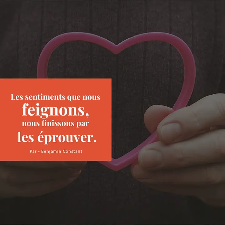Citation sur les sentiments cachés