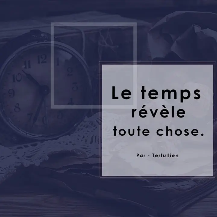 Citation sur le temps qui passe
