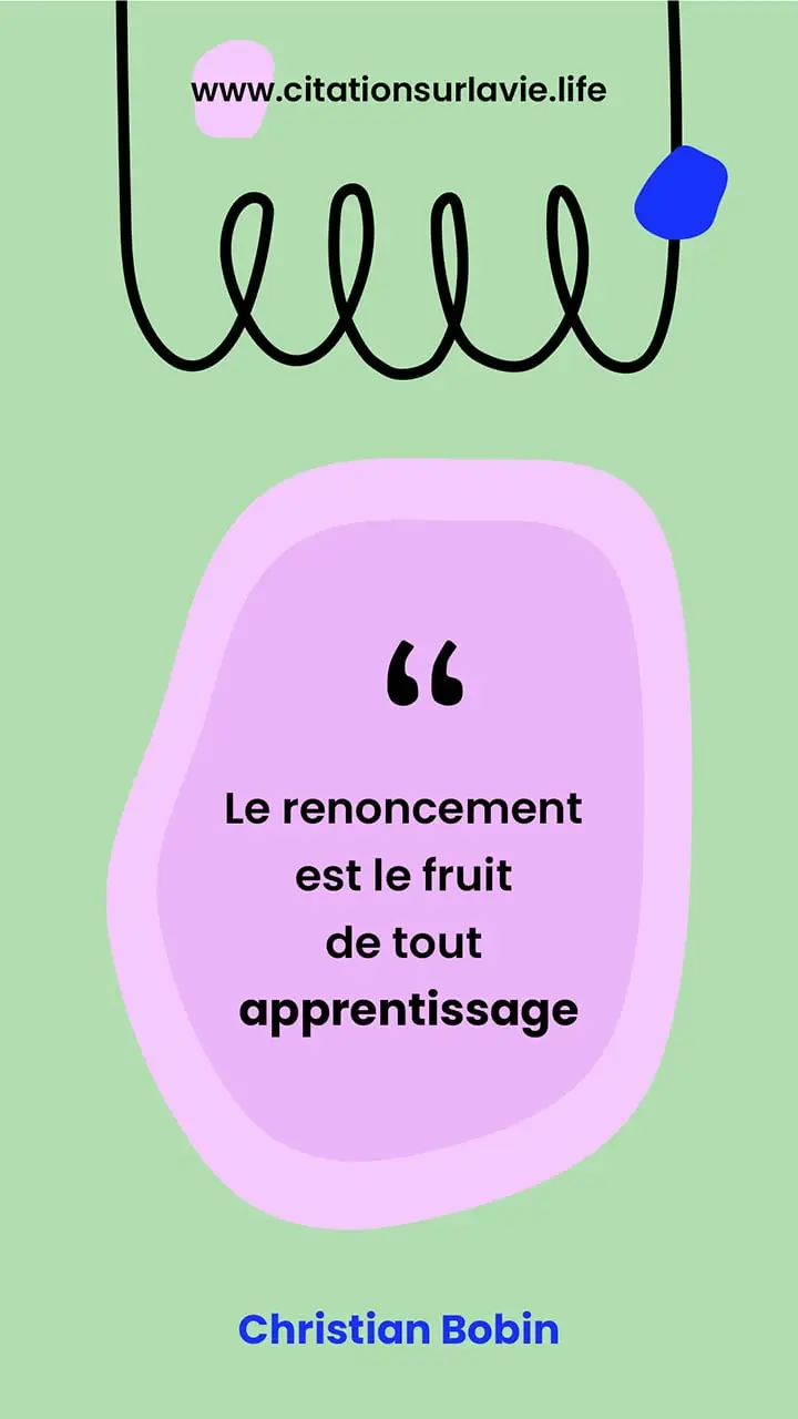 Citation sur l'apprentissage