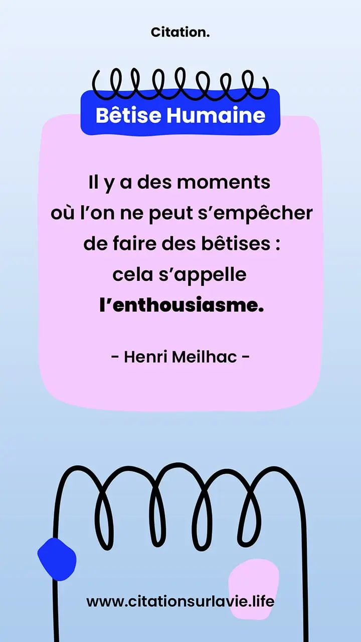 Citation sur la bêtise humaine
