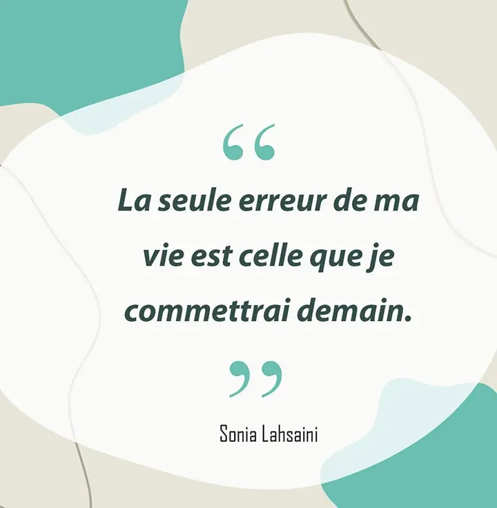 Citation sur les erreurs