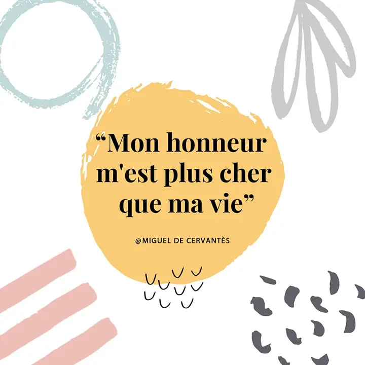 Citation sur l'honneur